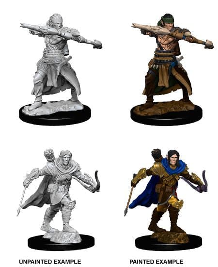 Pathfinder Battles: Deep Cuts Miniatures | Male Half-Elf Ranger