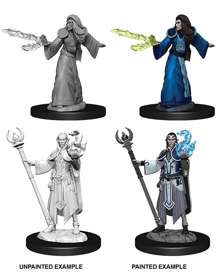 D&D Nolzur's Marvelous Miniatures | Elf Wizard (Male - B)