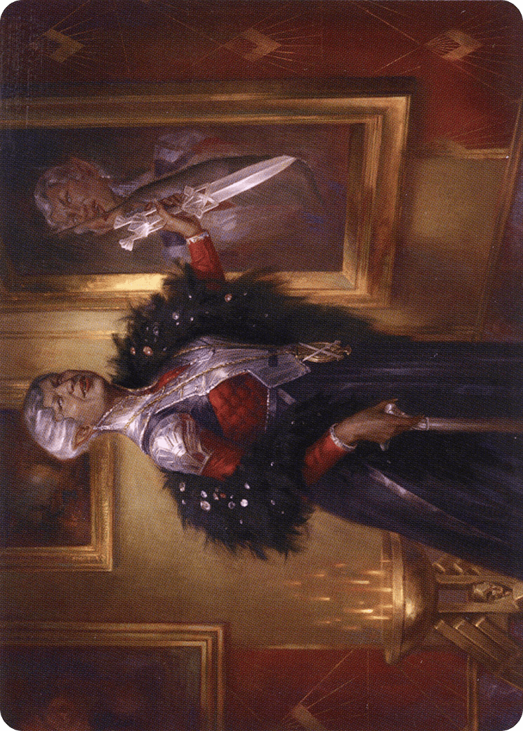 Evelyn, the Covetous // Evelyn, the Covetous (ASNC-024) - New Capenna Art Series (Borderless) Foil