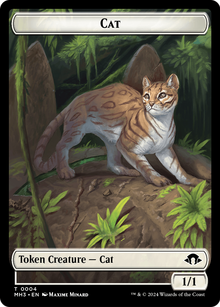 Cat (TMH3-004) - Modern Horizons 3 Tokens Foil