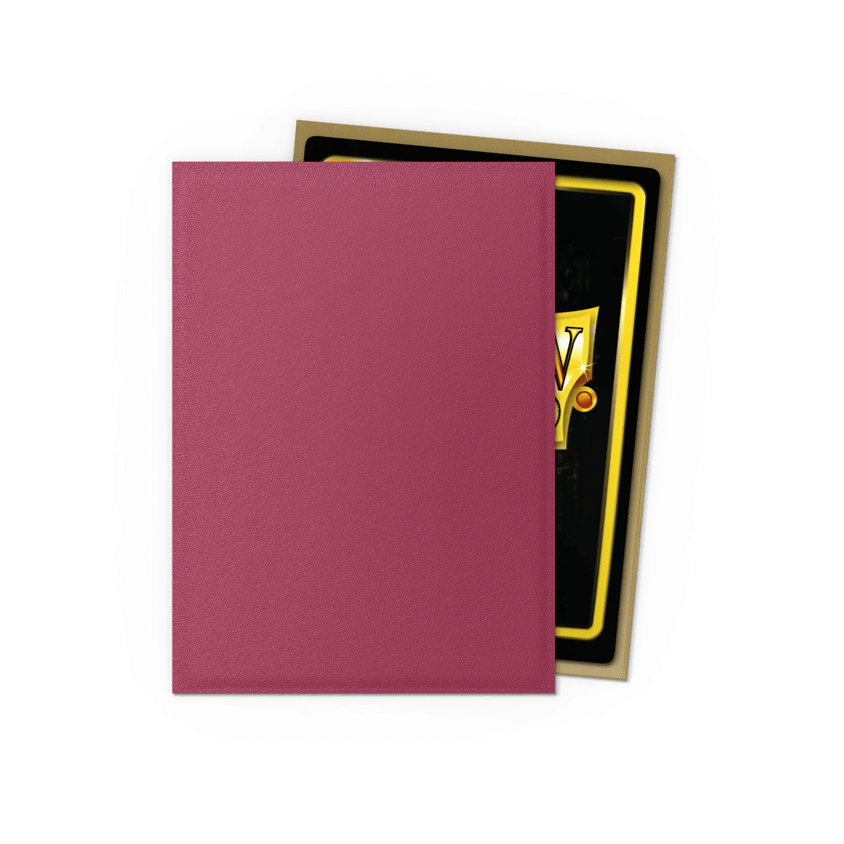 Dragon Shield | Standard Size Sleeves | 100ct | Pomegranate/Gold: 25th Anniversary Edition (Dual Matte)