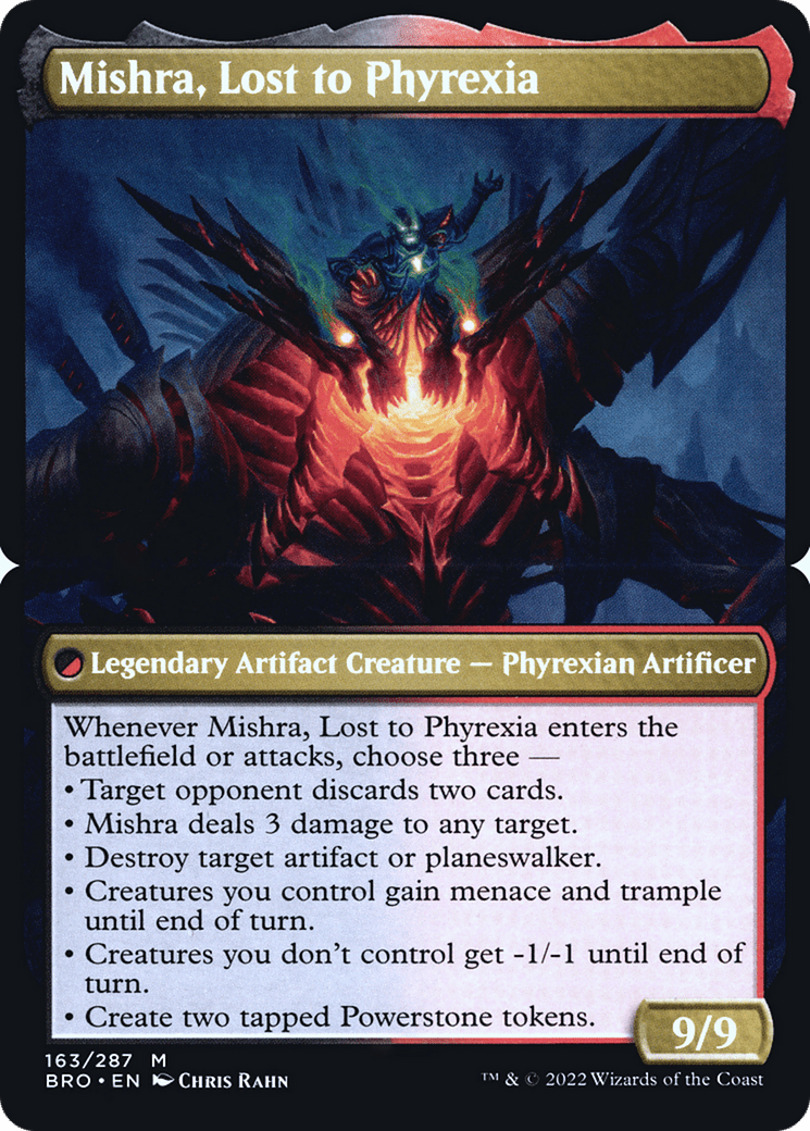 Mishra, Lost to Phyrexia (PBRO-163BS) - The Brothers' War Promos Foil