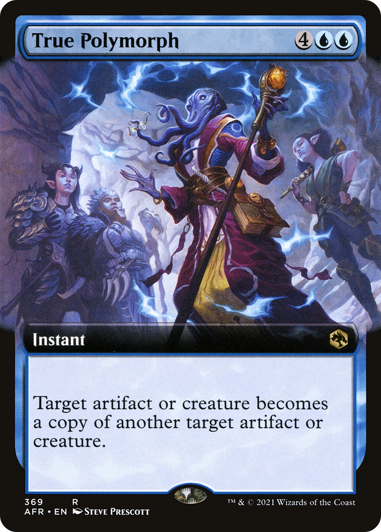 True Polymorph (AFR-369) - Adventures in the Forgotten Realms: (Extended Art) Foil