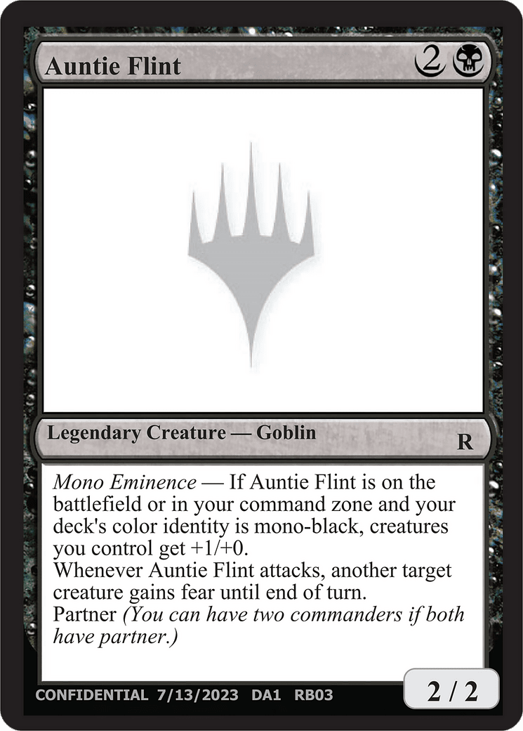Auntie Flint (DA1-RB03A) - Unknown Event