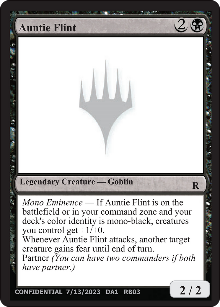 Auntie Flint (DA1-RB03A) - Unknown Event