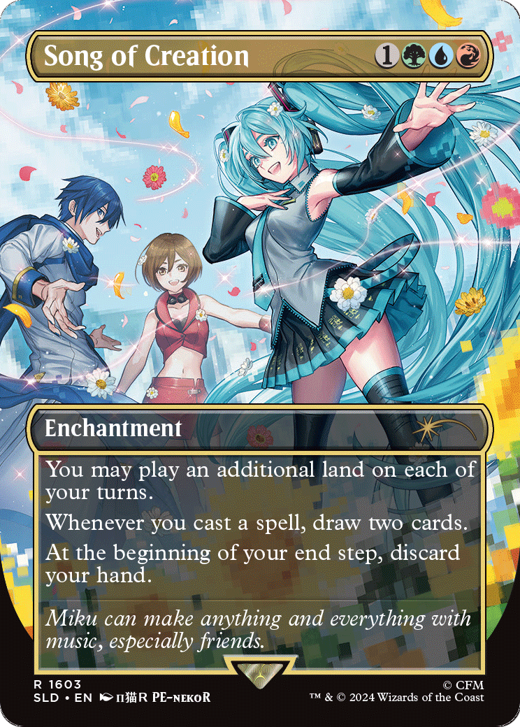 Song of Creation (SLD-1603) - Secret Lair Drop (Borderless) Foil