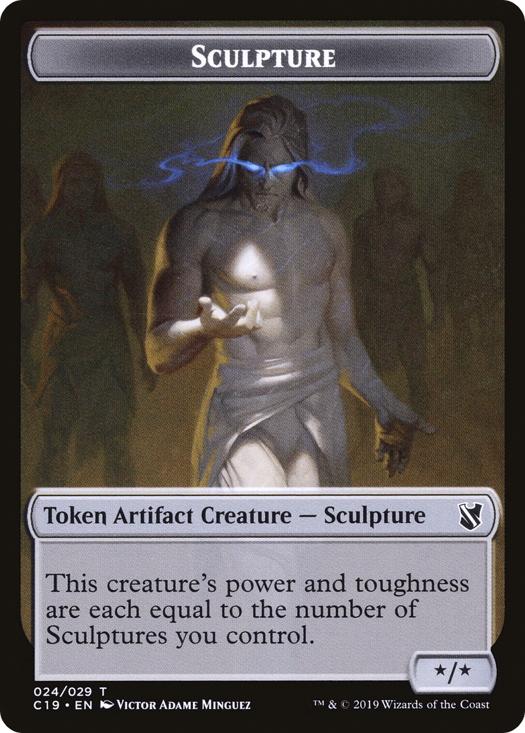 Sculpture (TC19-024) - Commander 2019 Tokens
