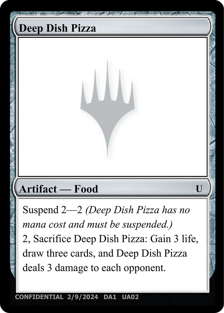 Deep Dish Pizza (DA1-UA02B) - Unknown Event