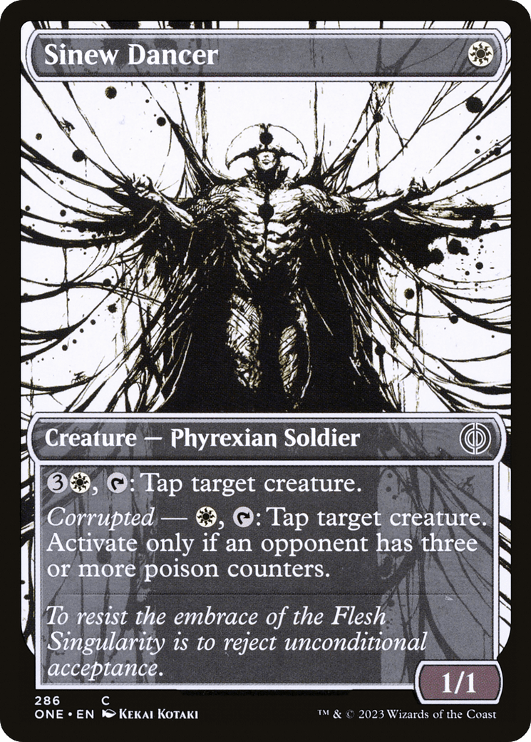 Sinew Dancer (ONE-286) - Phyrexia: All Will Be One: (Showcase) Foil