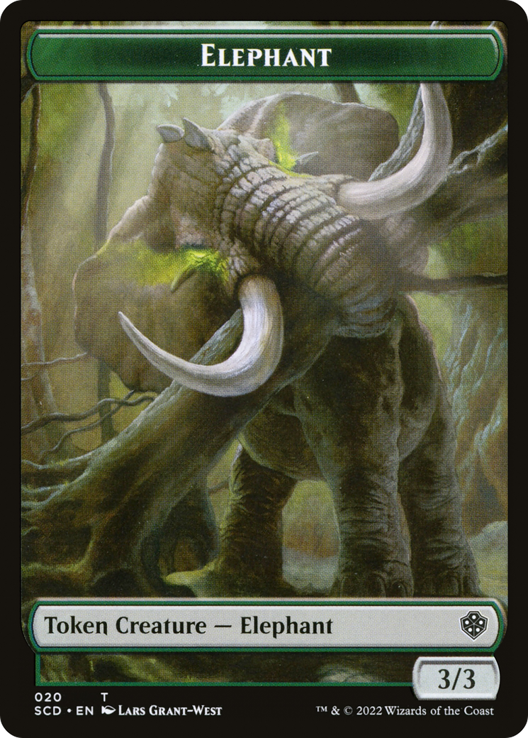 Elephant (TSCD-020) - Starter Commander Deck Tokens Foil