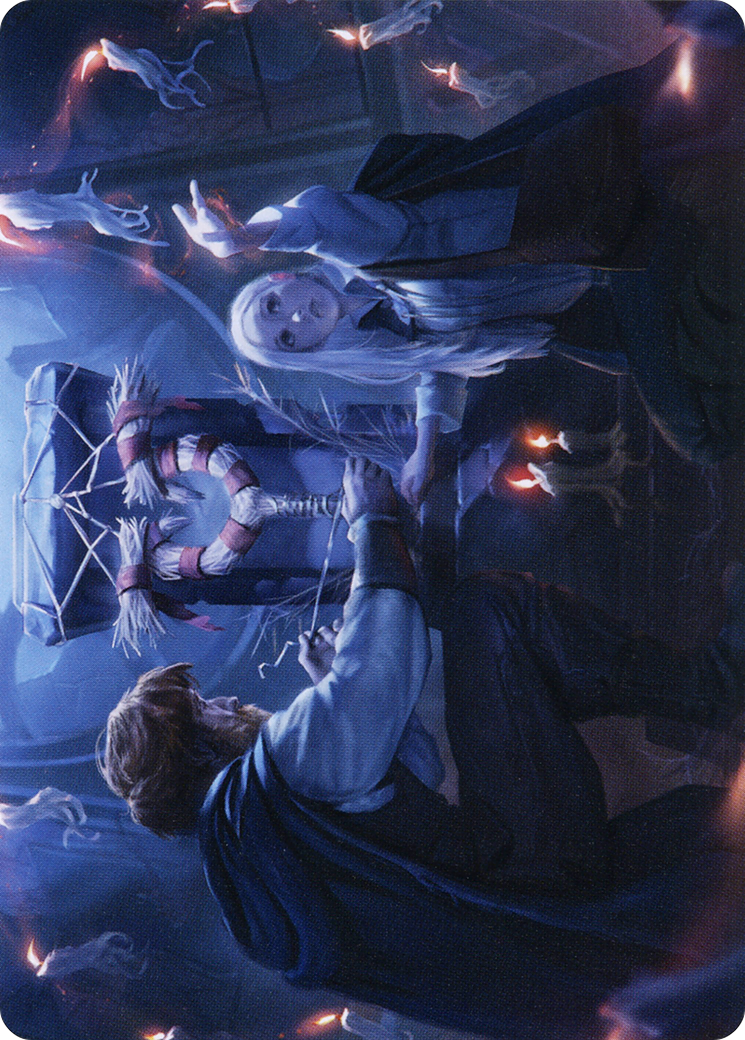 Faithful Mending // Faithful Mending (AMID-060) - Midnight Hunt Art Series (Borderless) Foil