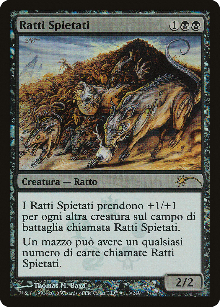 Relentless Rats (PM11-113★) - Magic 2011 Promos Foil