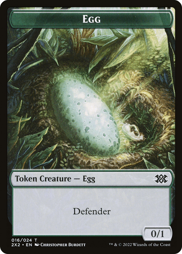 Egg (T2X2-016) - Double Masters 2022 Tokens
