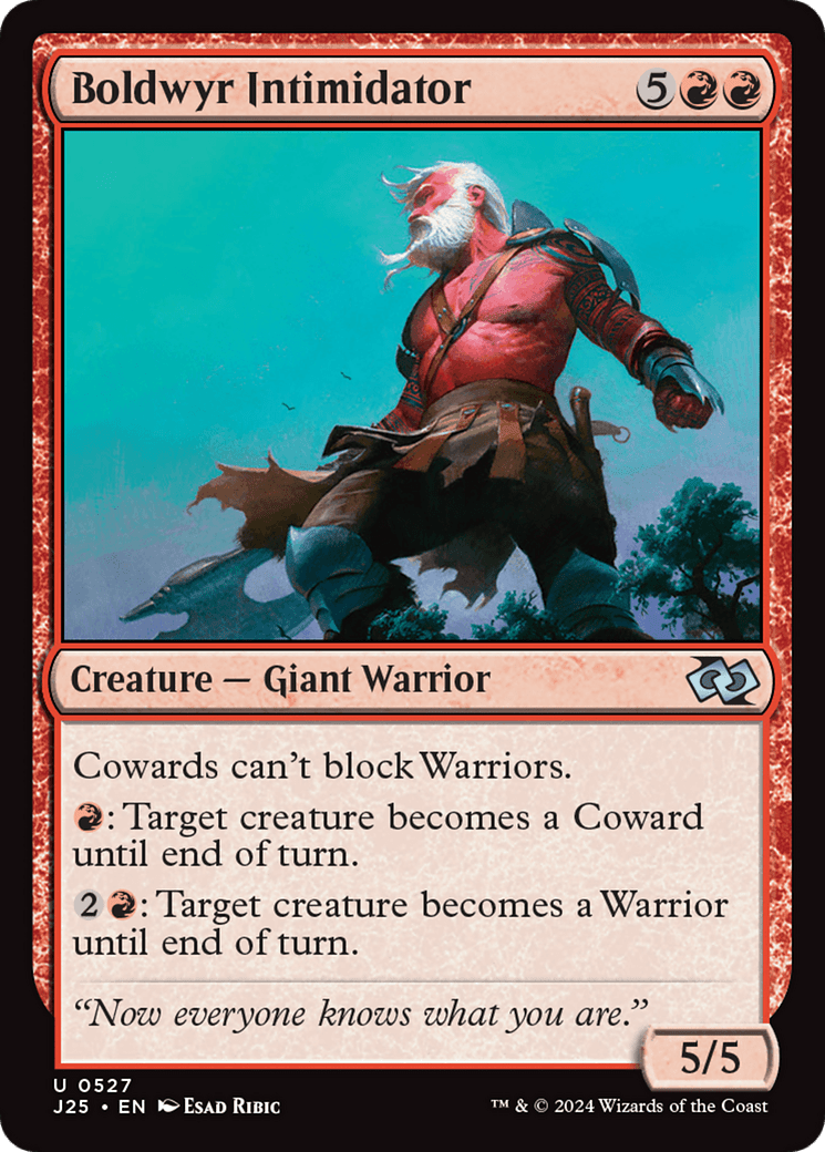 Boldwyr Intimidator (J25-527) - Foundations Jumpstart