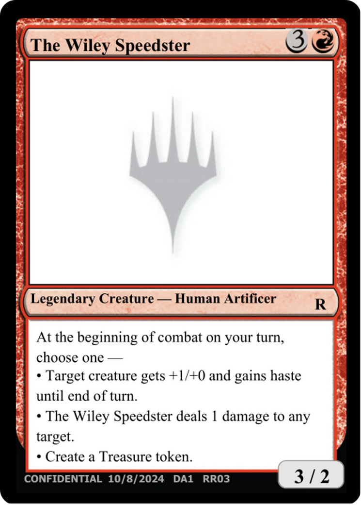 The Wiley Speedster (DA1-RR03) - Unknown Event