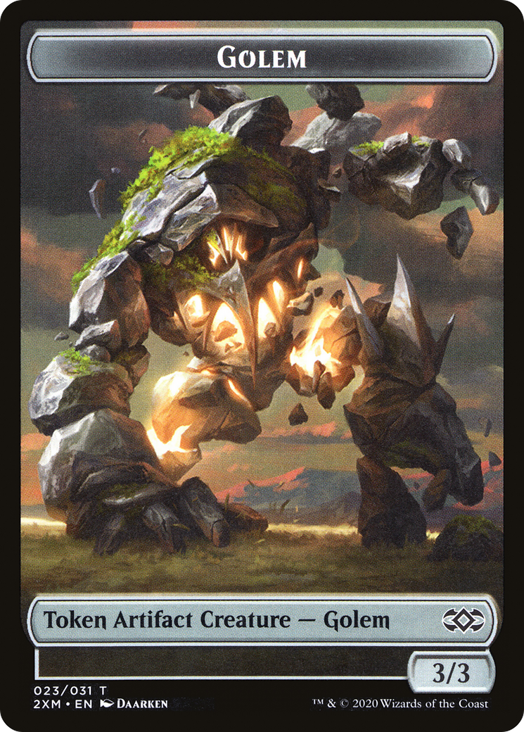 Golem (T2XM-023) - Double Masters Tokens