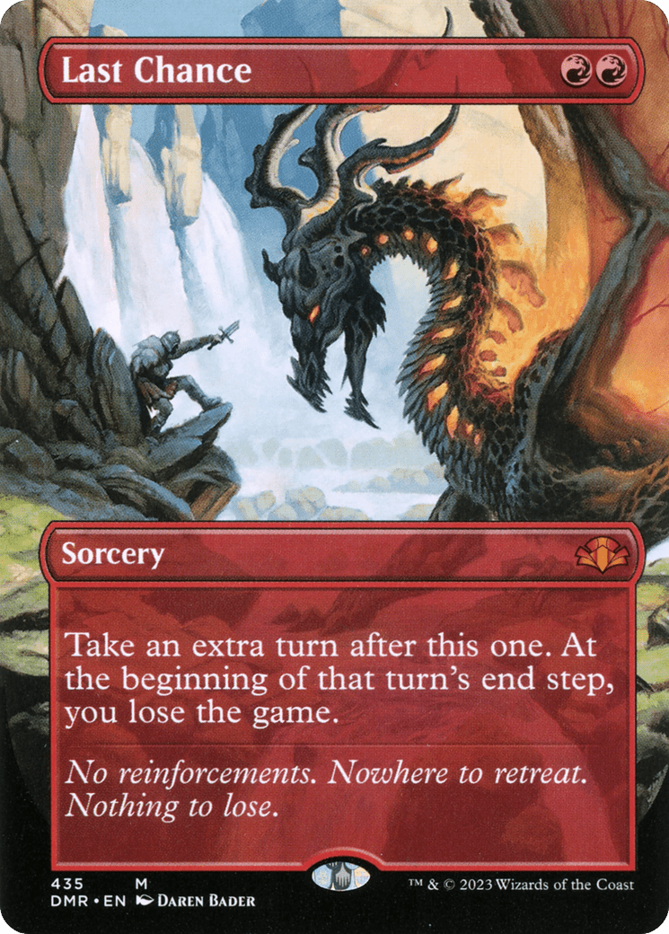 Last Chance (DMR-435) - Dominaria Remastered (Borderless) Foil
