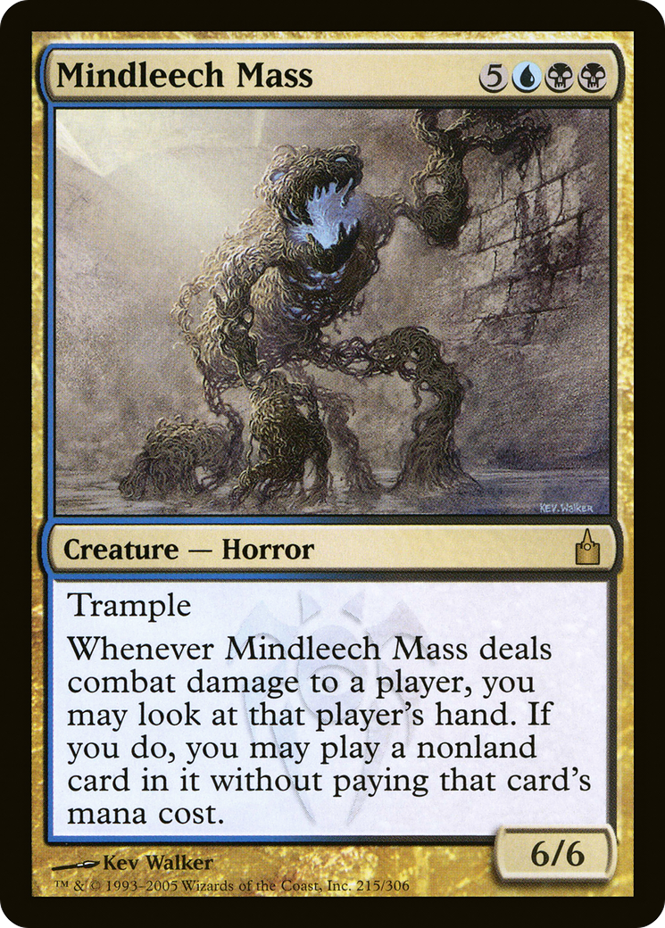 Mindleech Mass (RAV-215) - Ravnica: City of Guilds Foil
