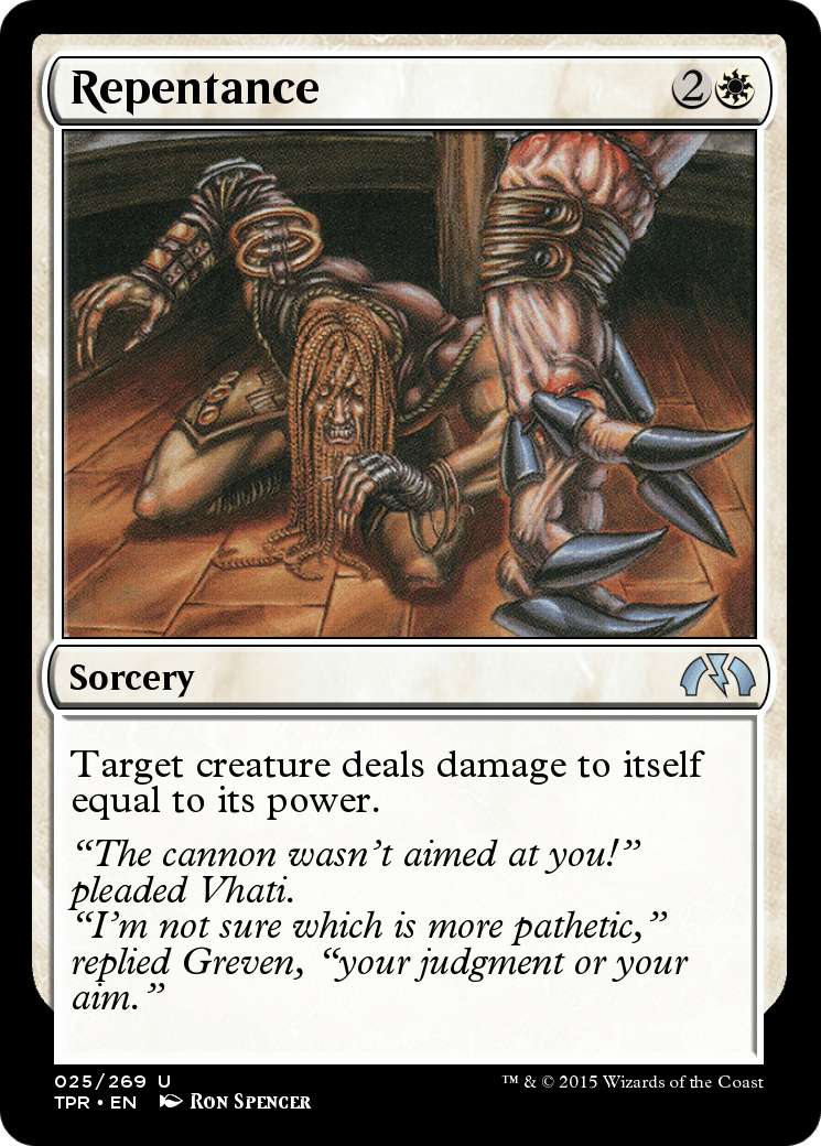 Repentance (TPR-025) - Tempest Remastered Foil