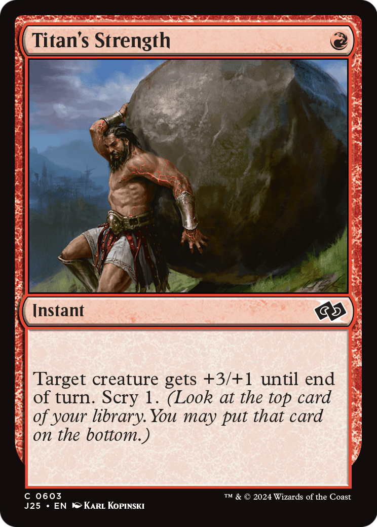 Titan's Strength (J25-603) - Foundations Jumpstart