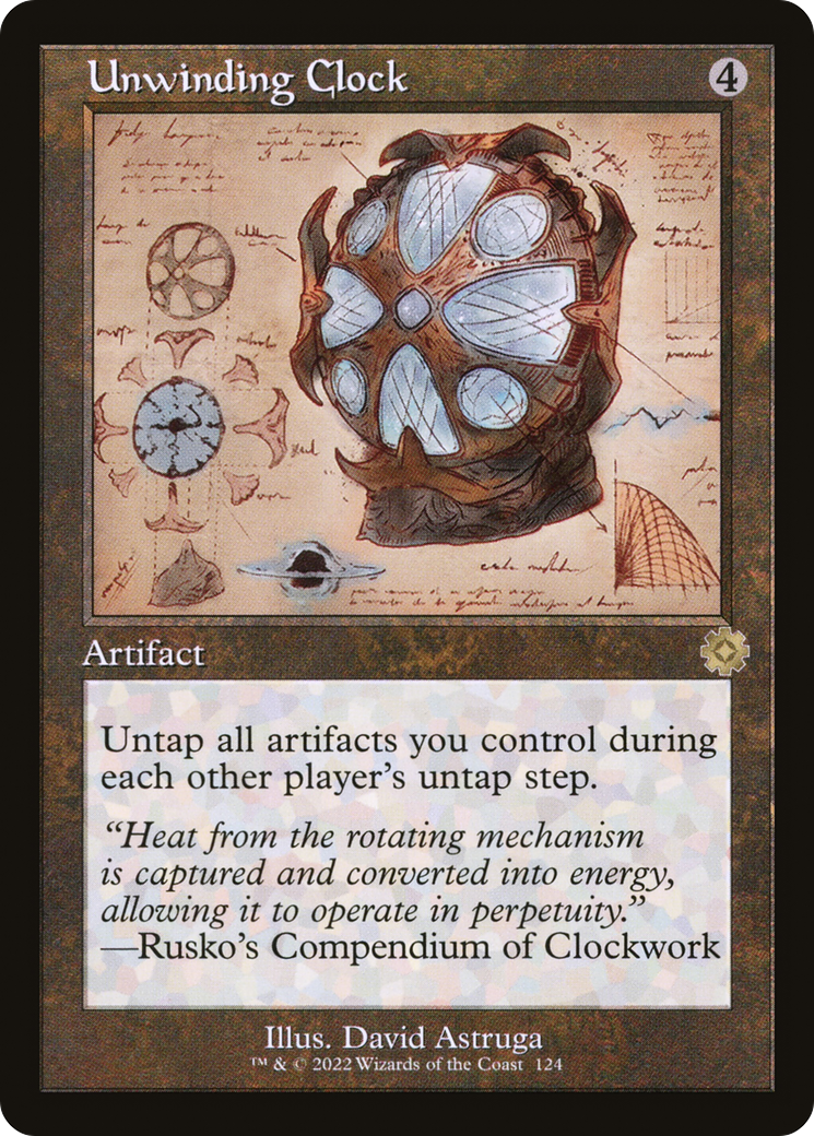 Unwinding Clock (BRR-124) - The Brothers' War Retro Artifacts Foil