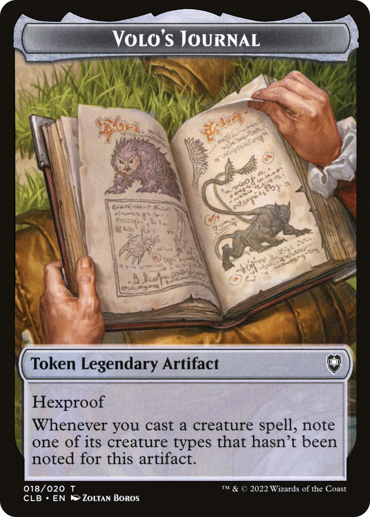Volo's Journal (TCLB-018) - Battle for Baldur's Gate Tokens