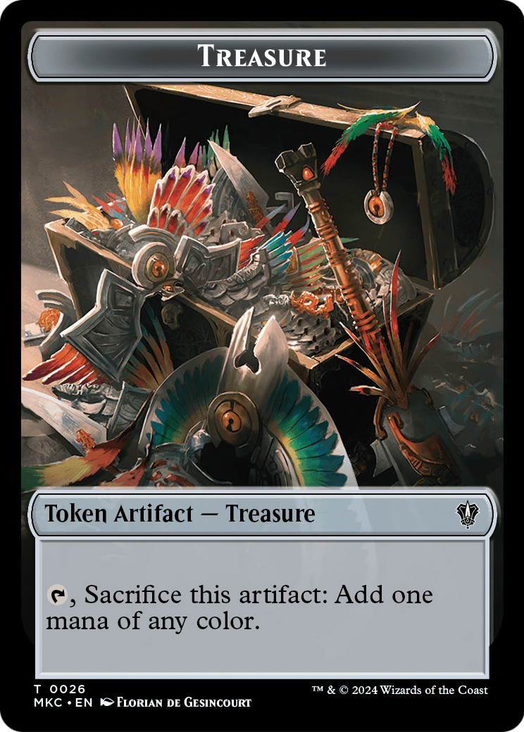 Treasure (TMKC-026) - Murders at Karlov Manor Commander Tokens