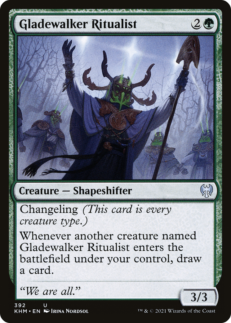 Gladewalker Ritualist (KHM-392) - Kaldheim Foil