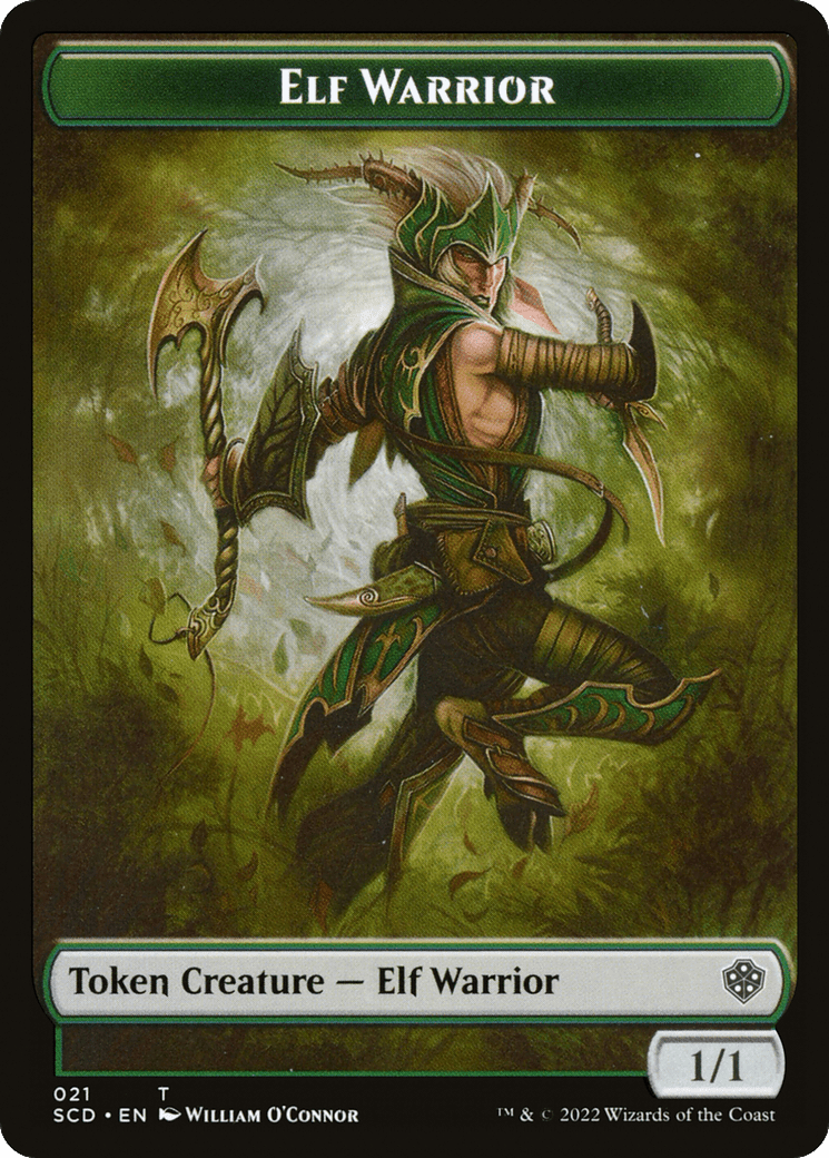 Elf Warrior (TSCD-021) - Starter Commander Deck Tokens