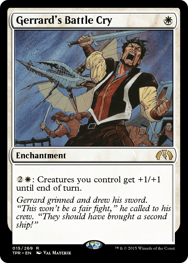 Gerrard's Battle Cry (TPR-015) - Tempest Remastered Foil