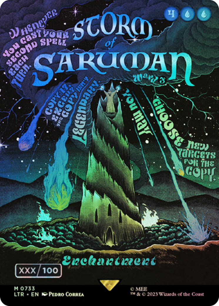 Storm of Saruman (LTR-733Z) - The Lord of the Rings: Tales of Middle-earth (Borderless) Foil