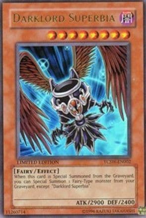 Darklord Superbia (YCSW-EN002) - Yu-Gi-Oh! Championship Series Prize Cards