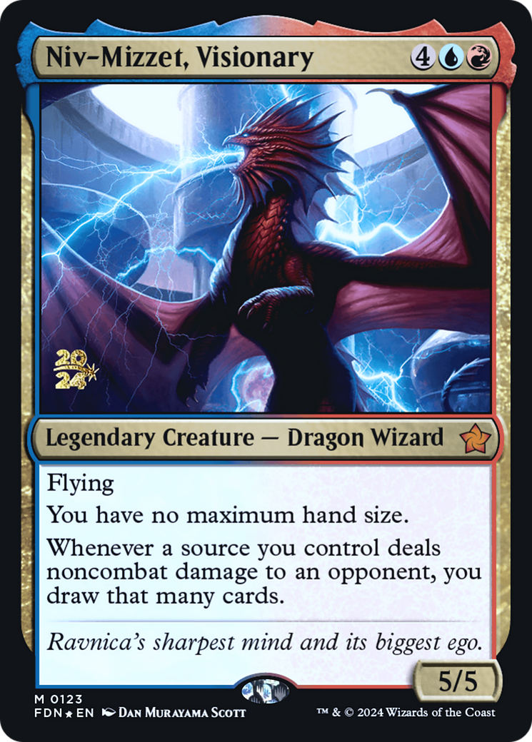 Niv-Mizzet, Visionary (-123) - Prerelease Cards