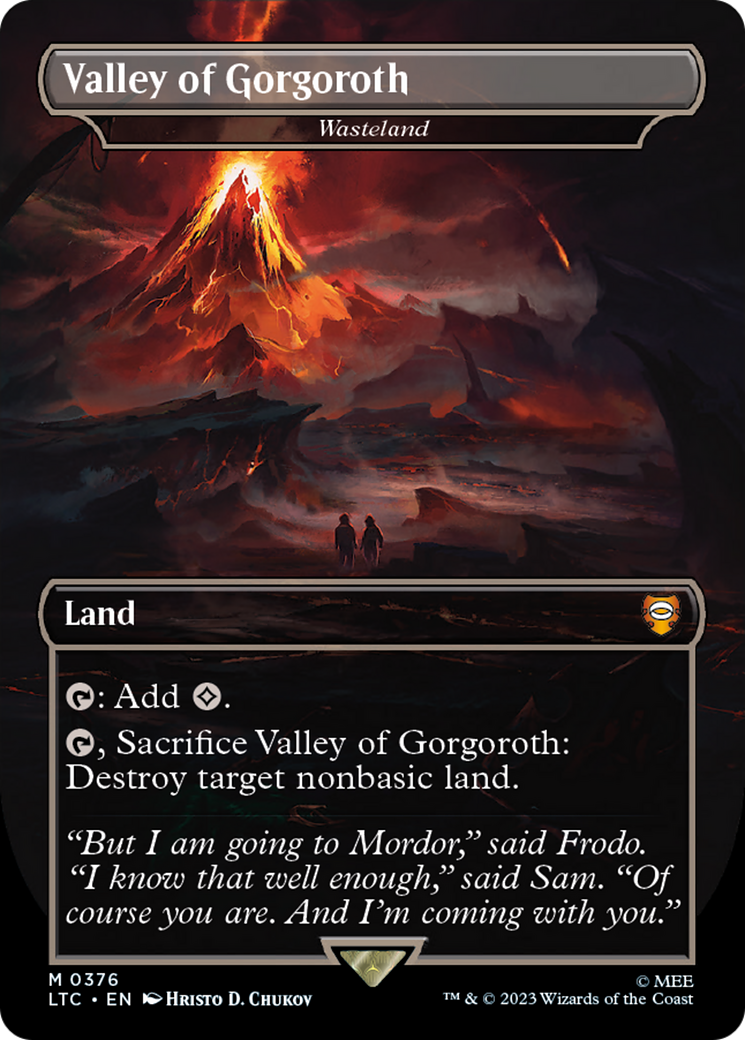 Wasteland (LTC-376) - Tales of Middle-earth Commander / Valley of Gorgoroth (Borderless)