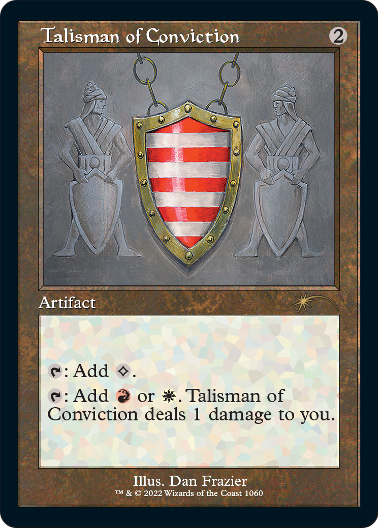 Talisman of Conviction (SLD-1060) - Secret Lair Drop Etched Foil