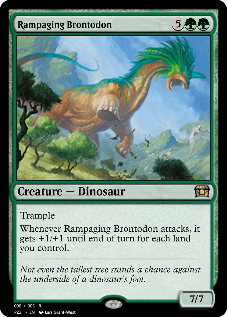 Rampaging Brontodon (PZ2-70775) - Treasure Chest