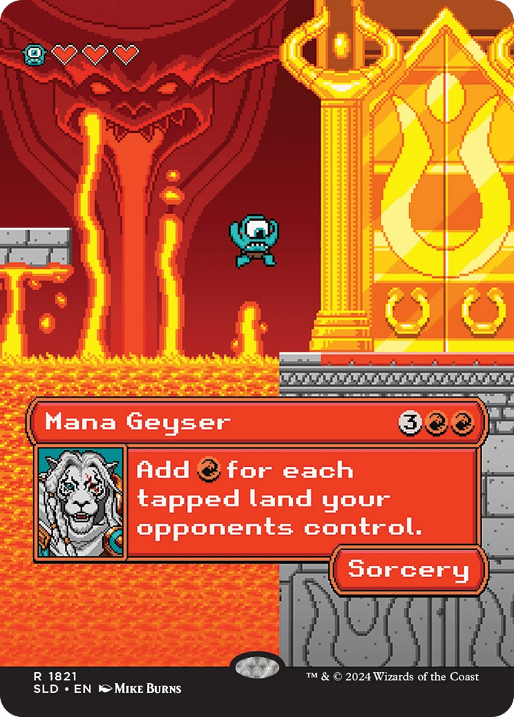 Mana Geyser (SLD-1821) - Secret Lair Drop (Borderless) Foil