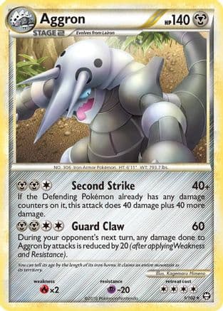 Aggron - Reverse Holofoil Triumphant - Holo Rare