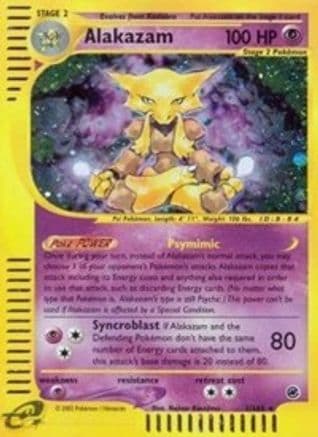 Alakazam 1/165 - Expedition Reverse Holofoil