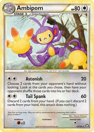 Ambipom - Reverse Holofoil Triumphant - Rare