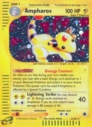 Ampharos 2/165 - Expedition Reverse Holofoil