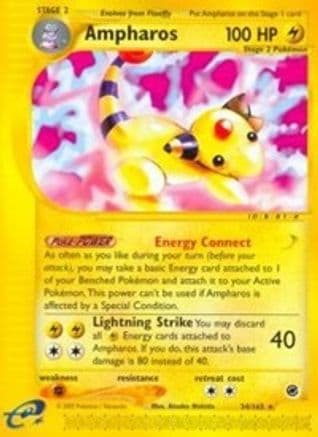 Ampharos 34/165 - Expedition Reverse Holofoil