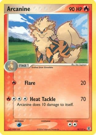 Arcanine/112 - Reverse Holofoil FireRed & LeafGreen - Rare