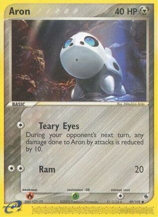 Aron 49/109 - Ruby and Sapphire Reverse Holofoil