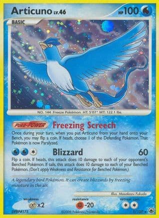 Articuno - Reverse Holofoil Majestic Dawn - Holo Rare