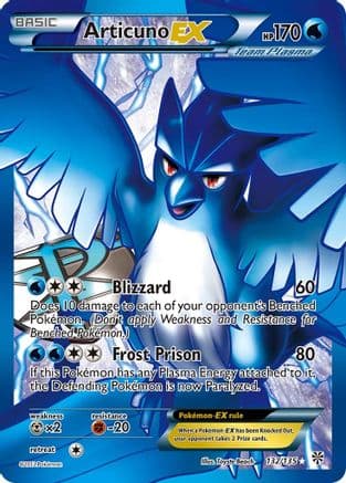 Articuno EX (Team Plasma) ( Full Art) 132/135 - Plasma Storm Holofoil