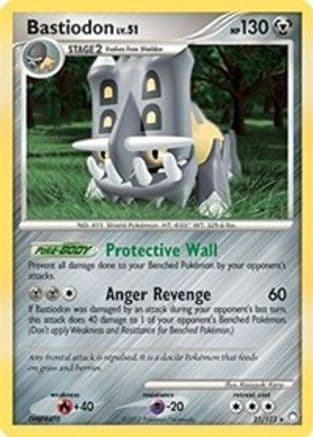 Bastiodon (DP Mysterious Treasures) 21/123 - Deck Exclusives Holofoil