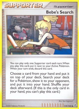 Bebe's Search 119 - Reverse Holofoil Secret Wonders - Uncommon