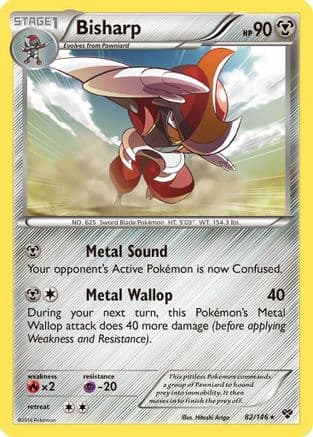 Bisharp 82/146 - XY Base Set Reverse Holofoil