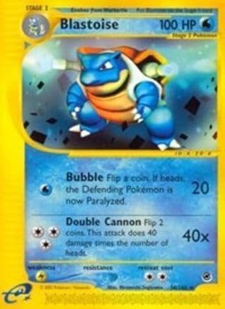 Blastoise 36/165 - Expedition Reverse Holofoil